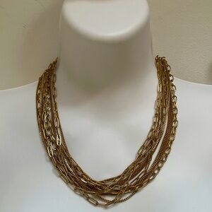 NWOT ZARA CHAIN LINK LAYERED NECKLACE